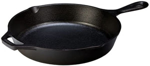 Lodge Pre-Seasoned Cast Iron Skillet With Assist Handle, 10.25", Black